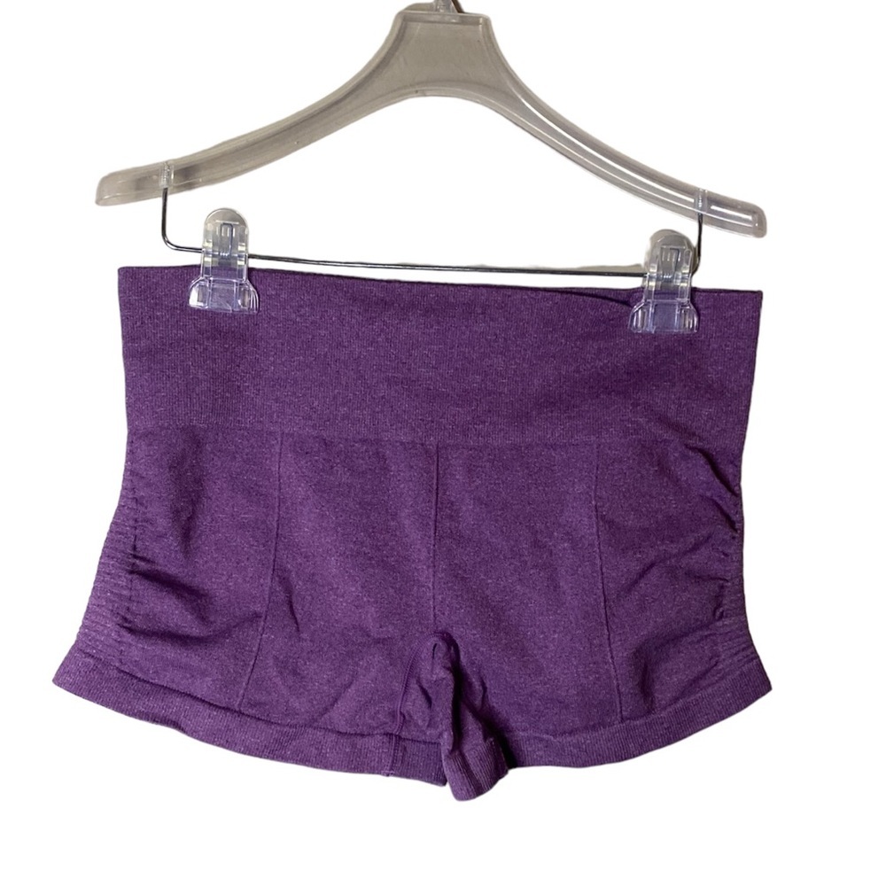 Danskin XL Purple Side Scrunch Booty Gym Lounge Shorts Girls